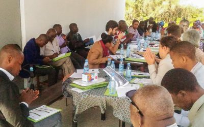 Stakeholders reunidos na Casa Agrária da UAAMAT, em Moçambique