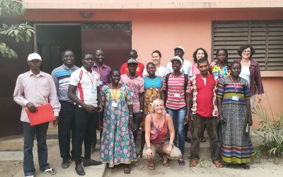 Visita da delegação da União Europeia ao Centro Comunitário de Saúde Materno Infantil de São Domingos