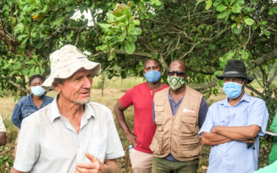 Ernst Götsch visita o Centro de Desenvolvimento Comunitário de Djabula, em Moçambique